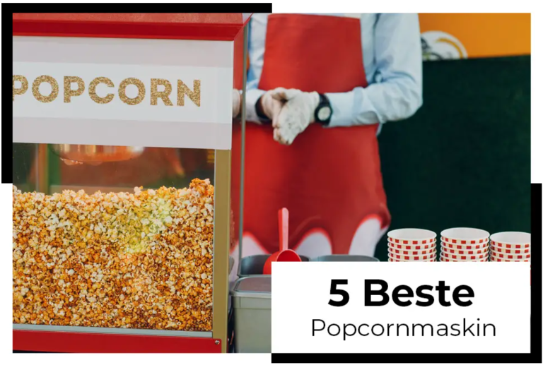 Popcornmaskin test: De 7 mest effektive i 2025